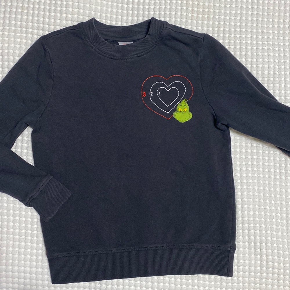 Embroidered HA Grinch sweatshirt